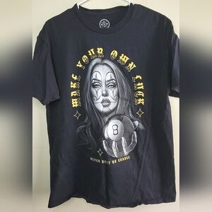 Doma 'Make Your Own Luck' Graphic T-shirt, Men's Size Large